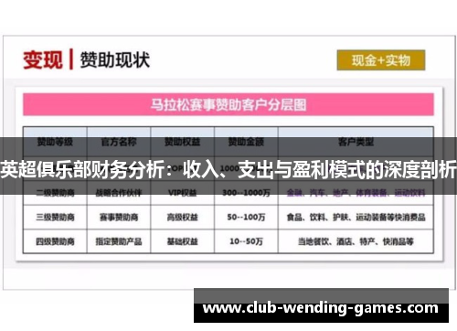 英超俱乐部财务分析：收入、支出与盈利模式的深度剖析